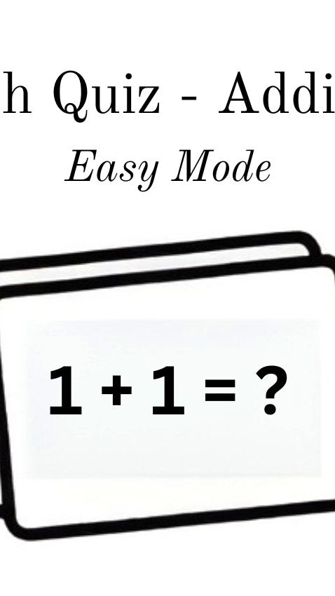 Math Quiz - Addition
