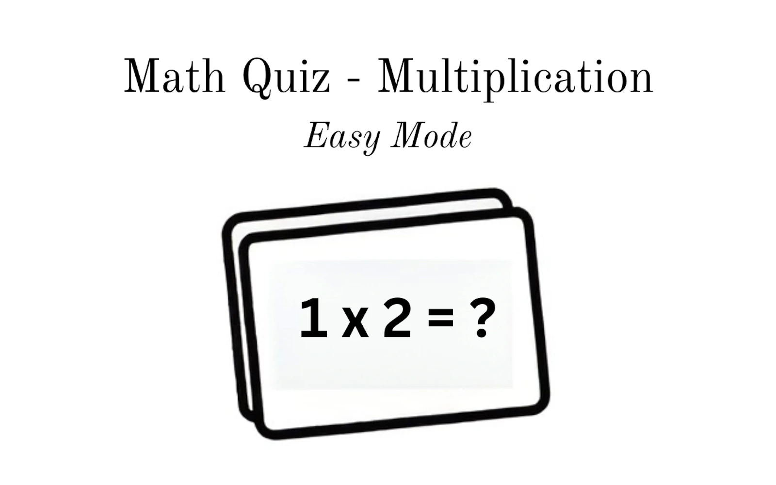 Math Quiz - Multiplication — free online thinky game on Glaze Games