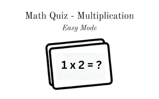 Math Quiz Multiplication