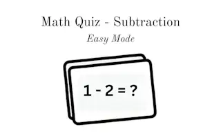 Quiz de Matemática - Subtração