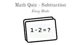 Math Quiz - Subtraction
