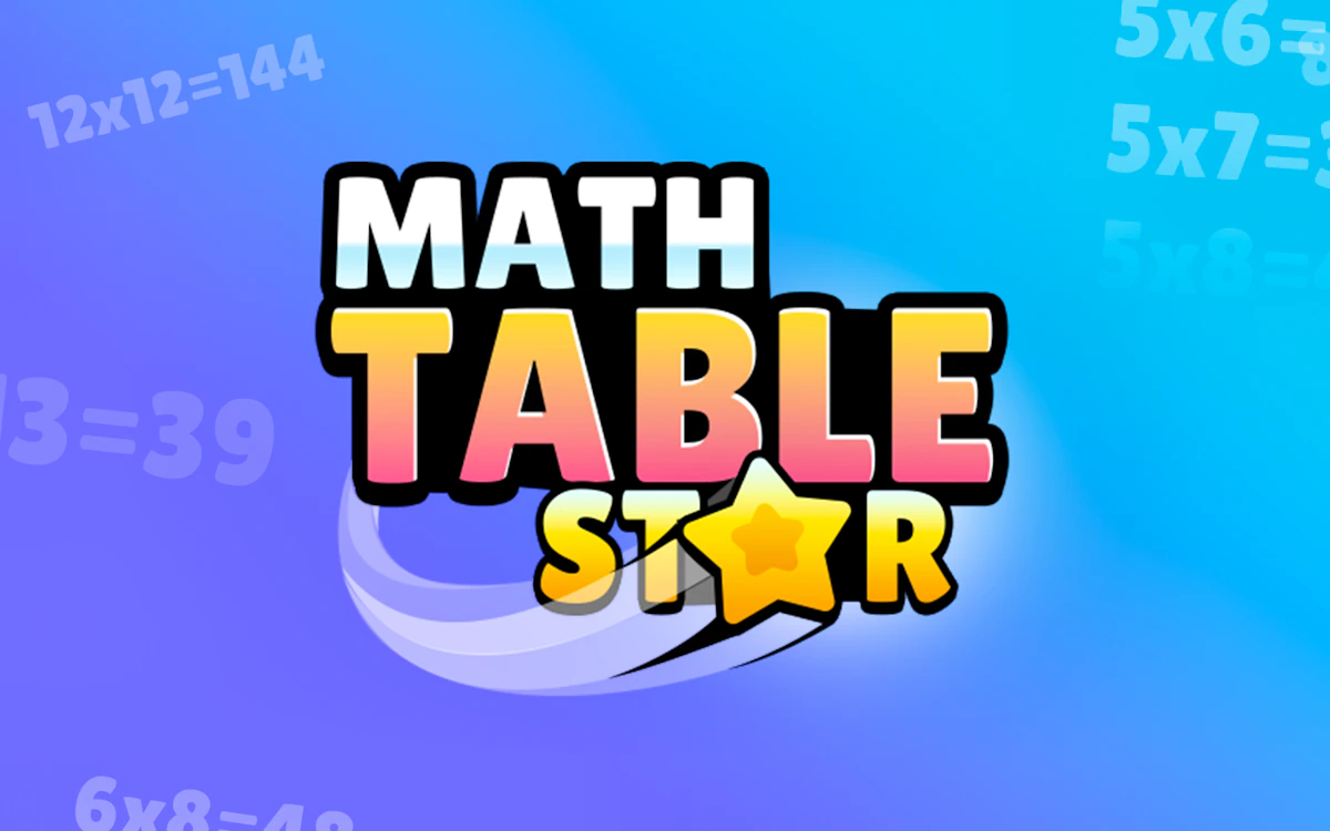 Play Math Table Star — free online Math game