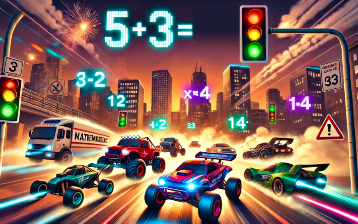Play Mathematics Racing — free online Math game