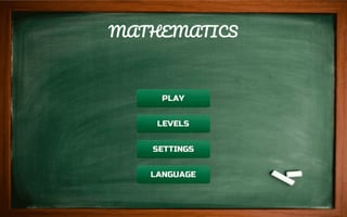 Mathematics game cover