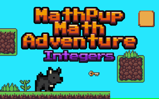Mathpup Math Adventure Integers game cover