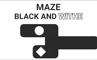 Maze Black And Withe