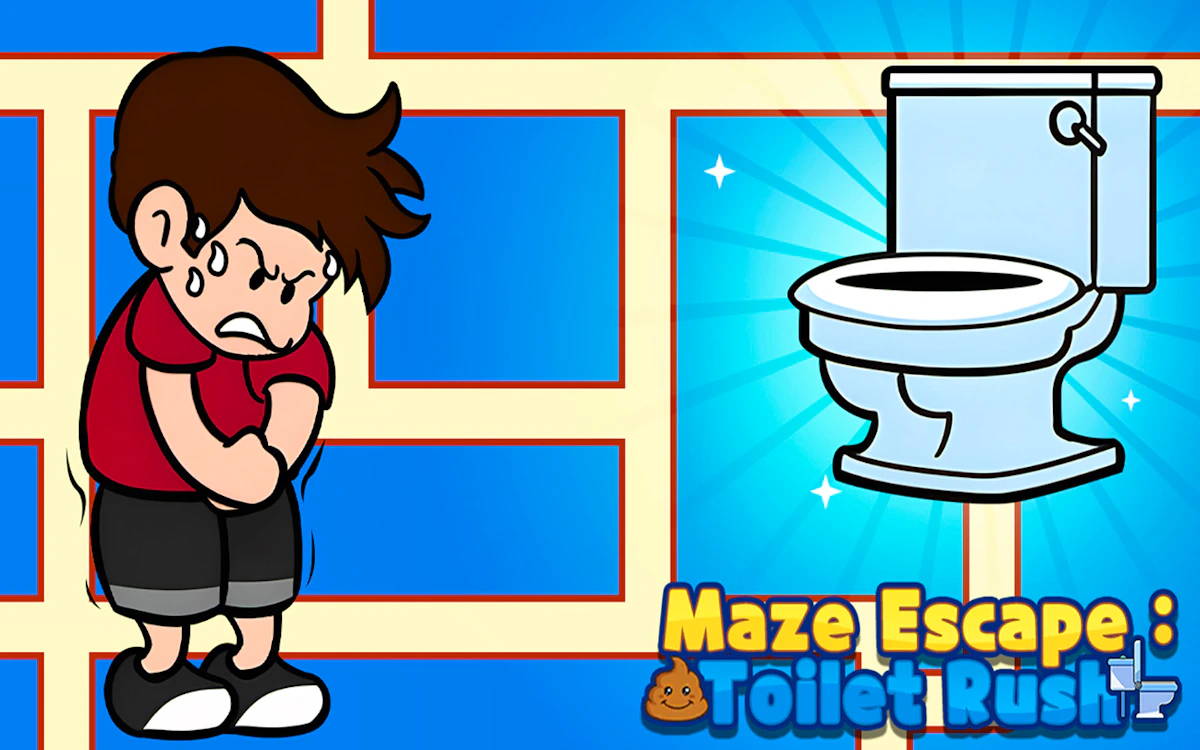 Play Maze Escape Toilet Rush — free online Puzzle game