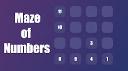 Maze of Numbers