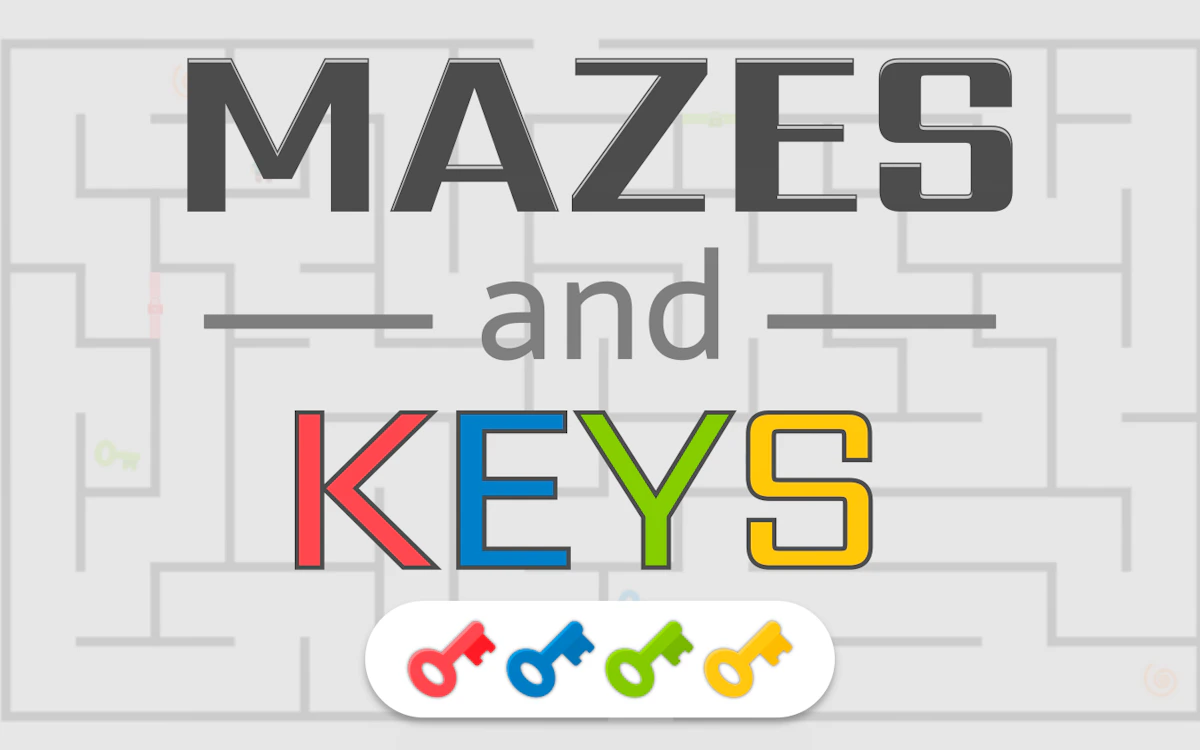 Play Mazes and Keys — free online Brain game