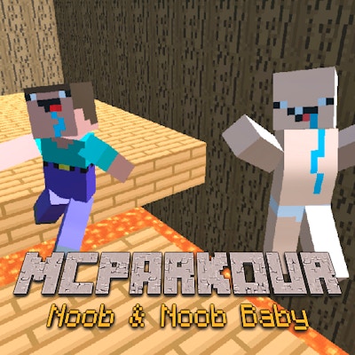 MCParkour Noob & Noob Baby By Gamepix