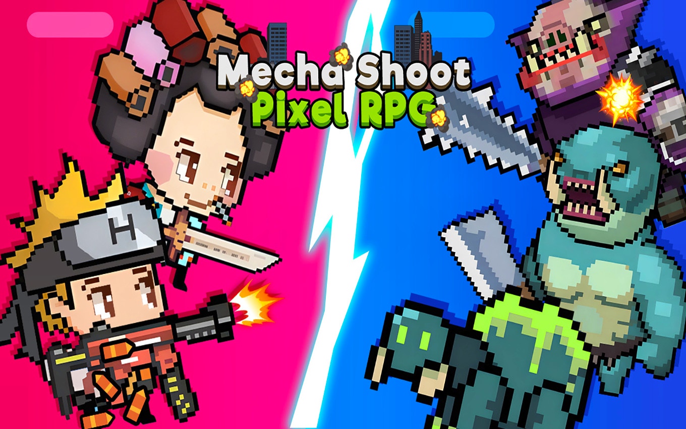 Mecha Shoot Pixel RPG