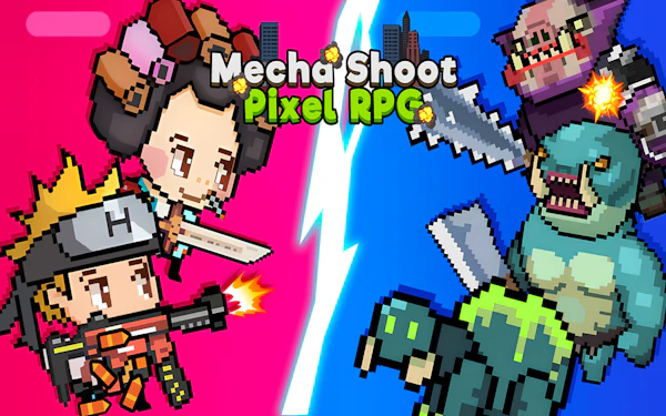 Mecha Shoot Pixel RPG