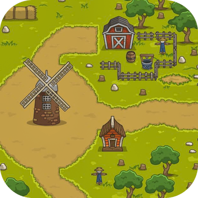 Medieval Farms By Gamepix