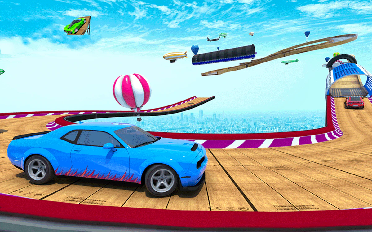 Play Mega Car Stunt Game — free online Racing game