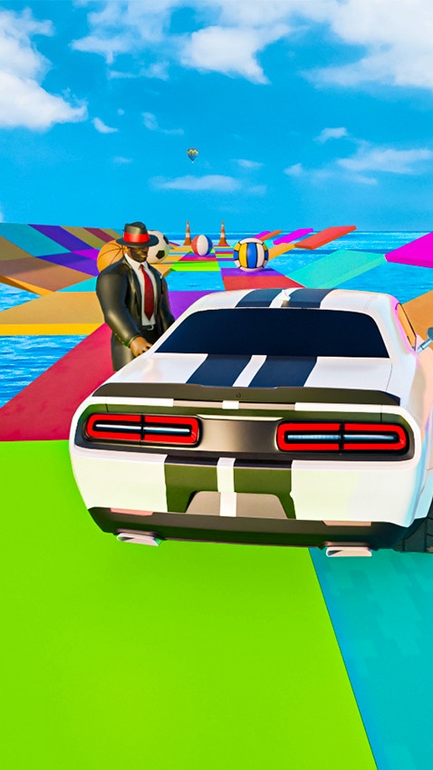 Mega Ramp Car Stunt Games 3D