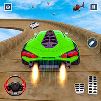 Mega Ramp Car Stunt Games 3D By Gamepix
