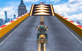 Mega Ramp Stunt Moto game cover