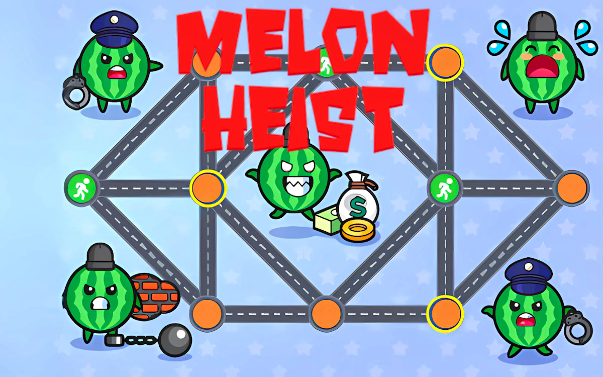 Play Melon Heist — free online Brain game