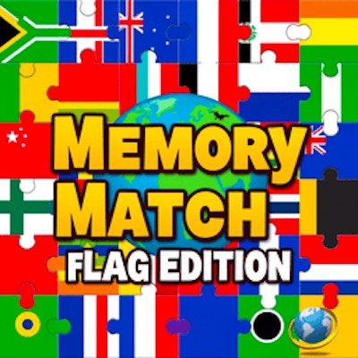 Memory Match Flag Edition By Gamepix