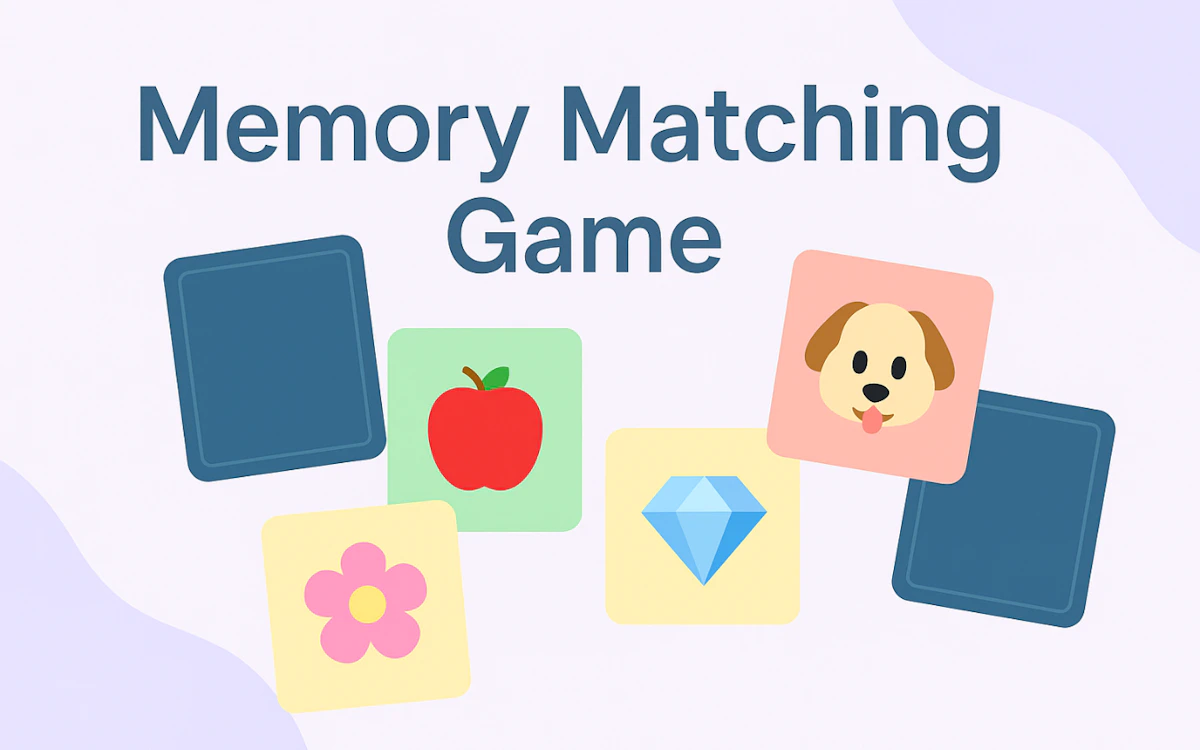 Play Memory Matching Game — free online Memory game