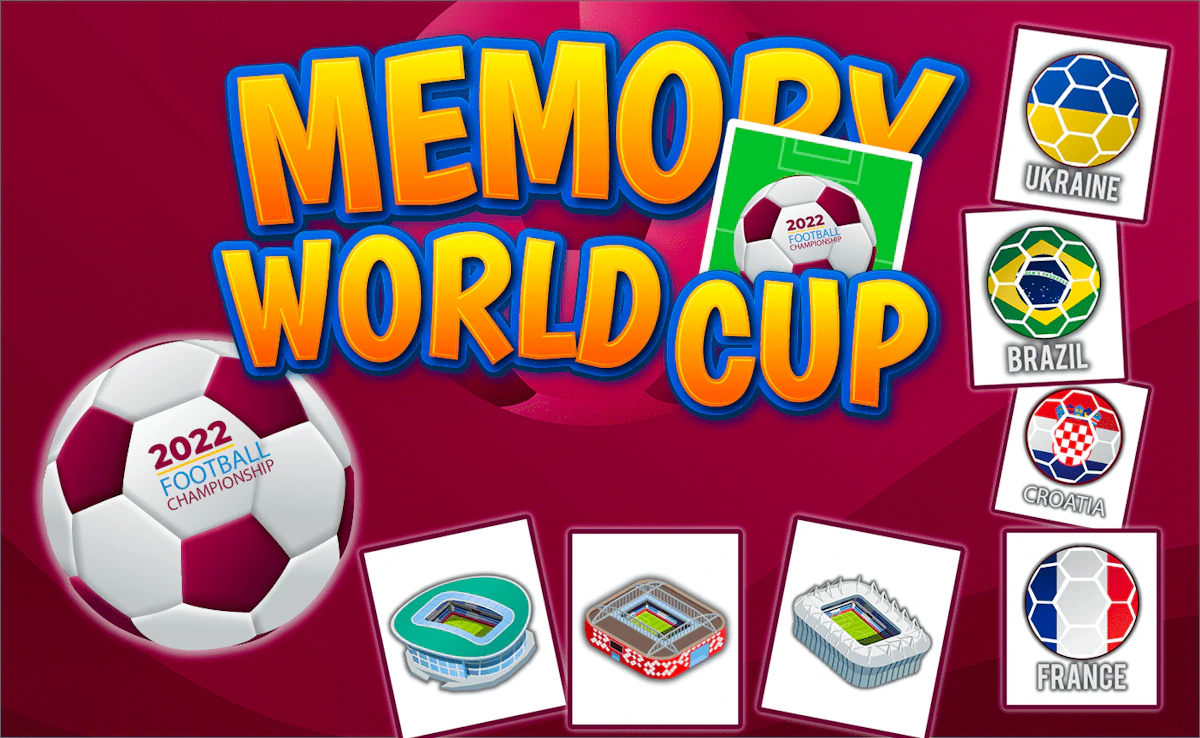 Play Memory World Cup — free online Soccer game