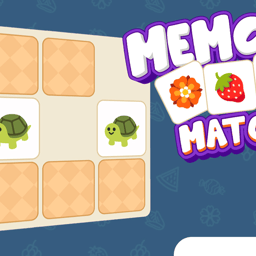 MemoryMatch Online puzzle Games on taptohit.com