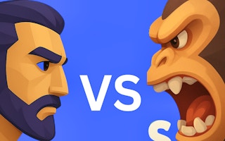 Men Vs Gorilla