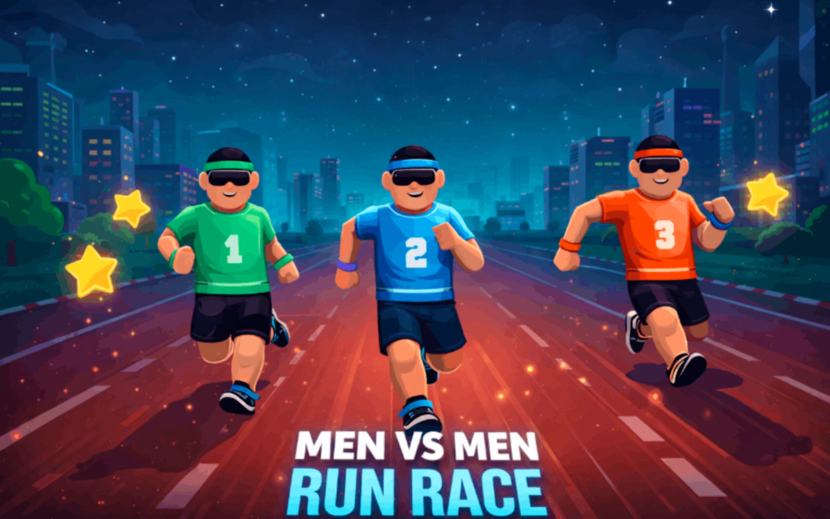 Play Men vs Men Run Race — free online Runner game