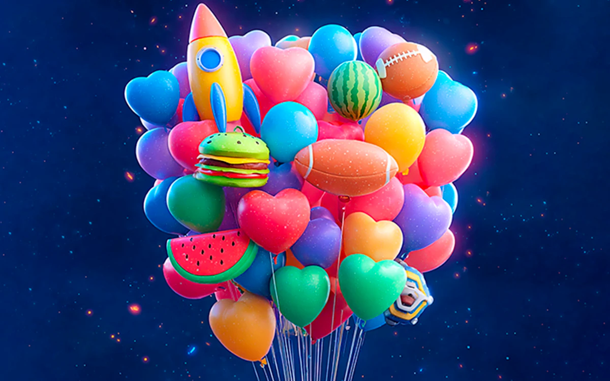 Play Merge 3D - Match 3 Balloons — free online Match 3 game