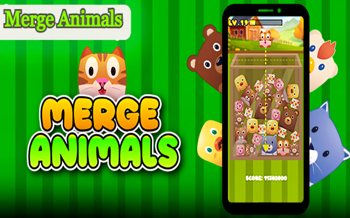 Play Merge Animals — free online 2048 game