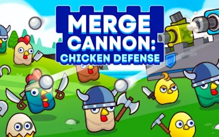 Merge Cannon: Chicken Defense game cover