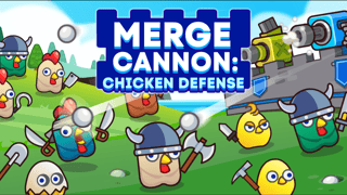 Merge Cannon: Chicken Defense game cover