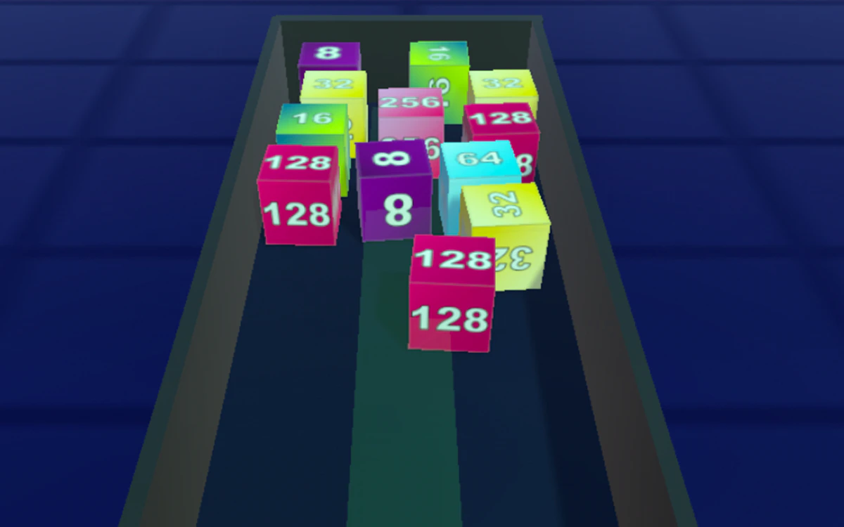 Play Merge Craft 2048 3D Puzzle — free online 2048 game