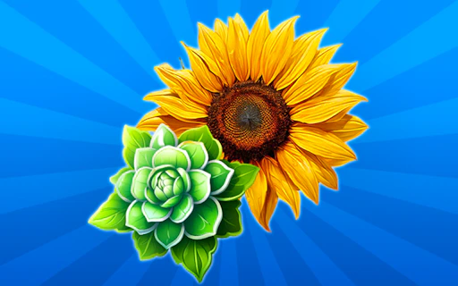 Merge Flowers in Bubbles 2048!
