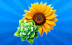 Merge Flowers in Bubbles 2048!