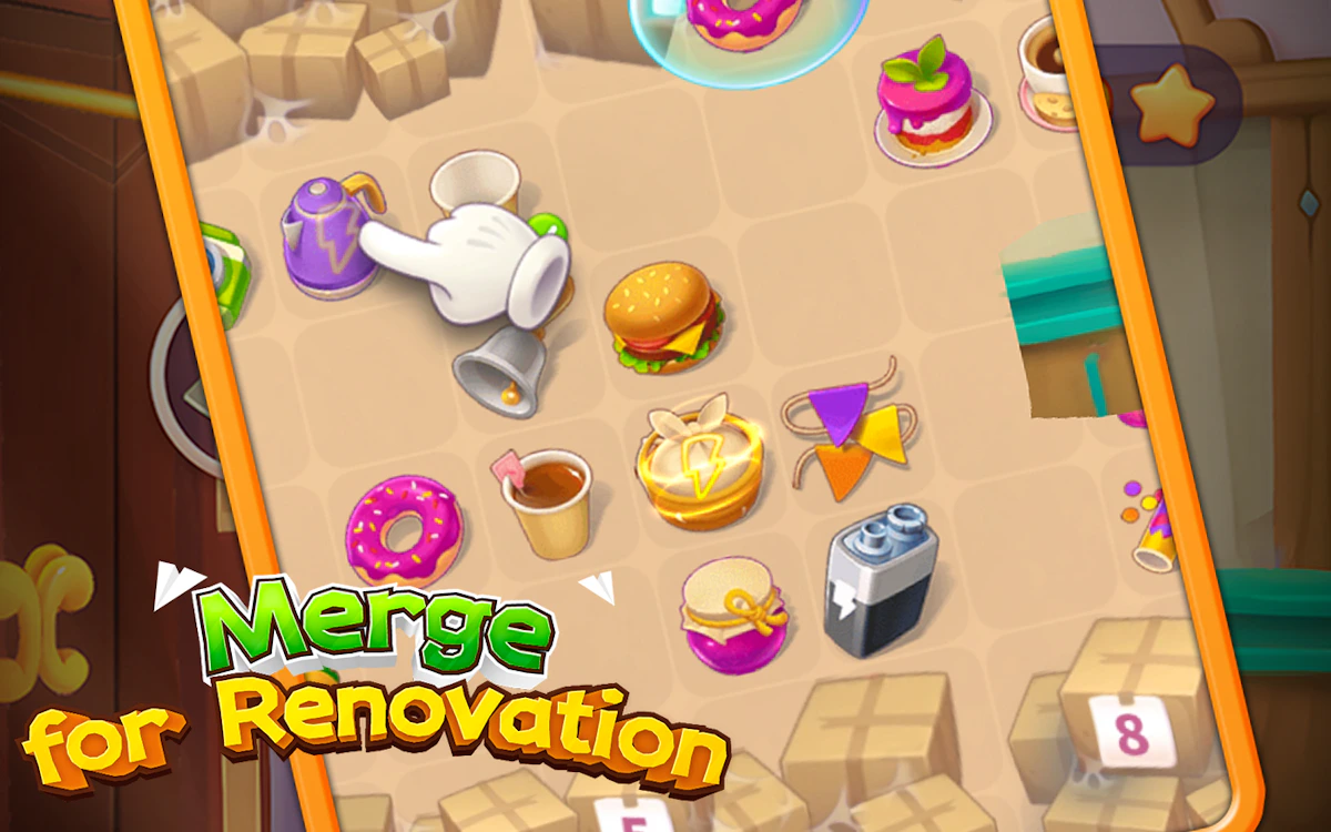 Play Merge For Renovation — free online Match 3 game