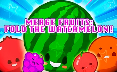 Merge Fruits: Fold The Watermelon! 🕹️ Play Now on GamePix