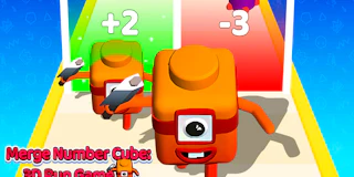 Merge Number Cube 3d Run Game thumbnail