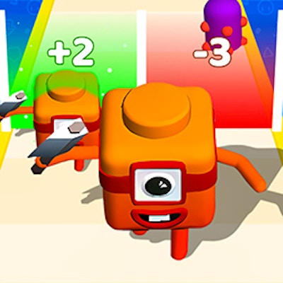 Merge Number Cube 3d Run Game By Gamepix