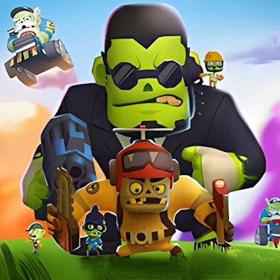 Merge Plants and Zombies By Gamepix