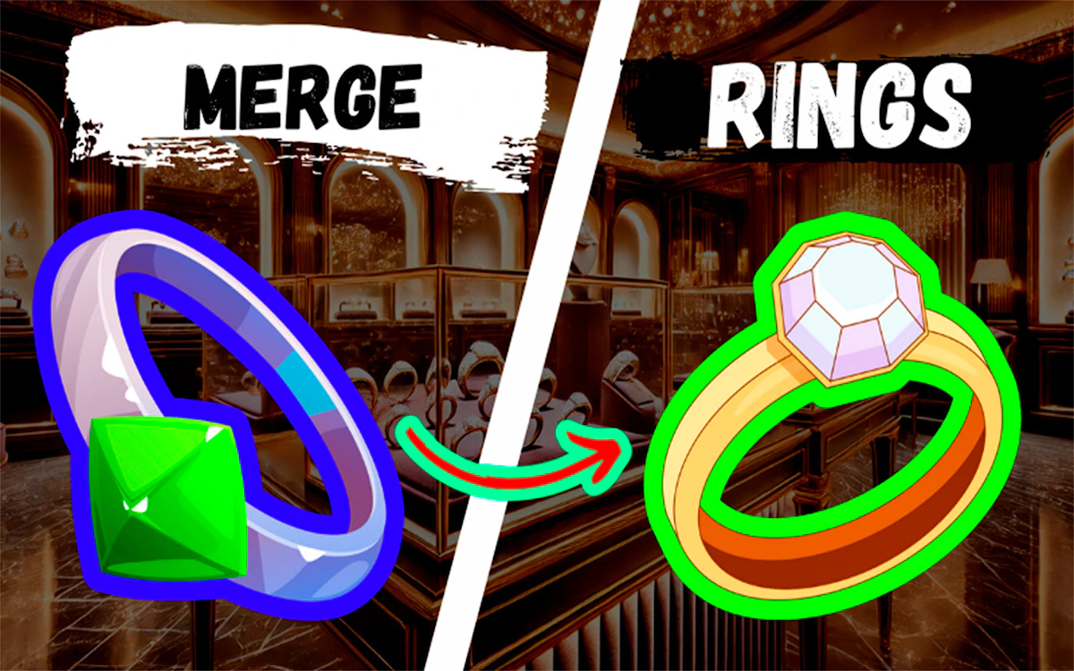 Play Merge Rings — free online 2048 game