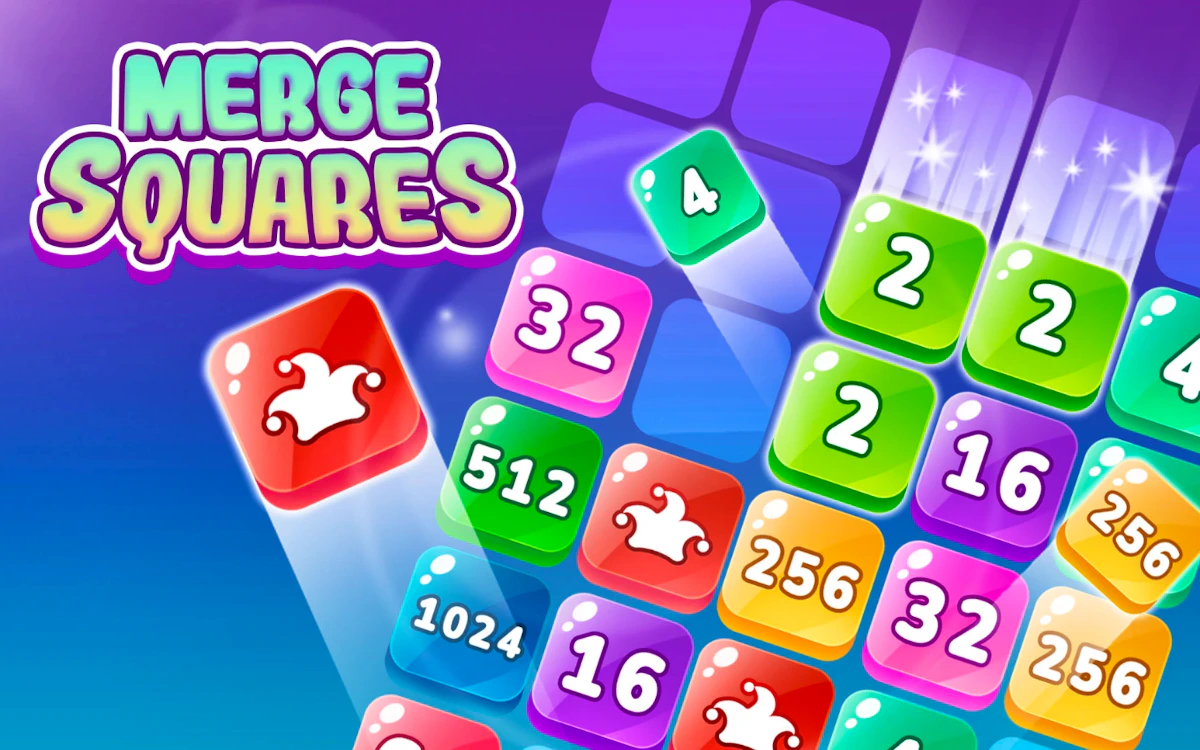Play Merge Squares — free online 2048 game