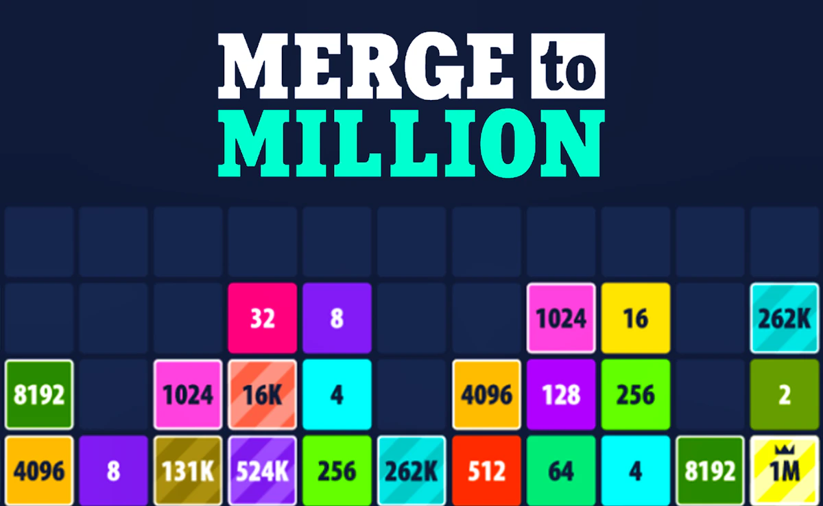 Play Merge To Million — free online Math game