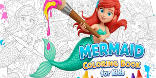 Mermaid Coloring Book for Kids thumbnail