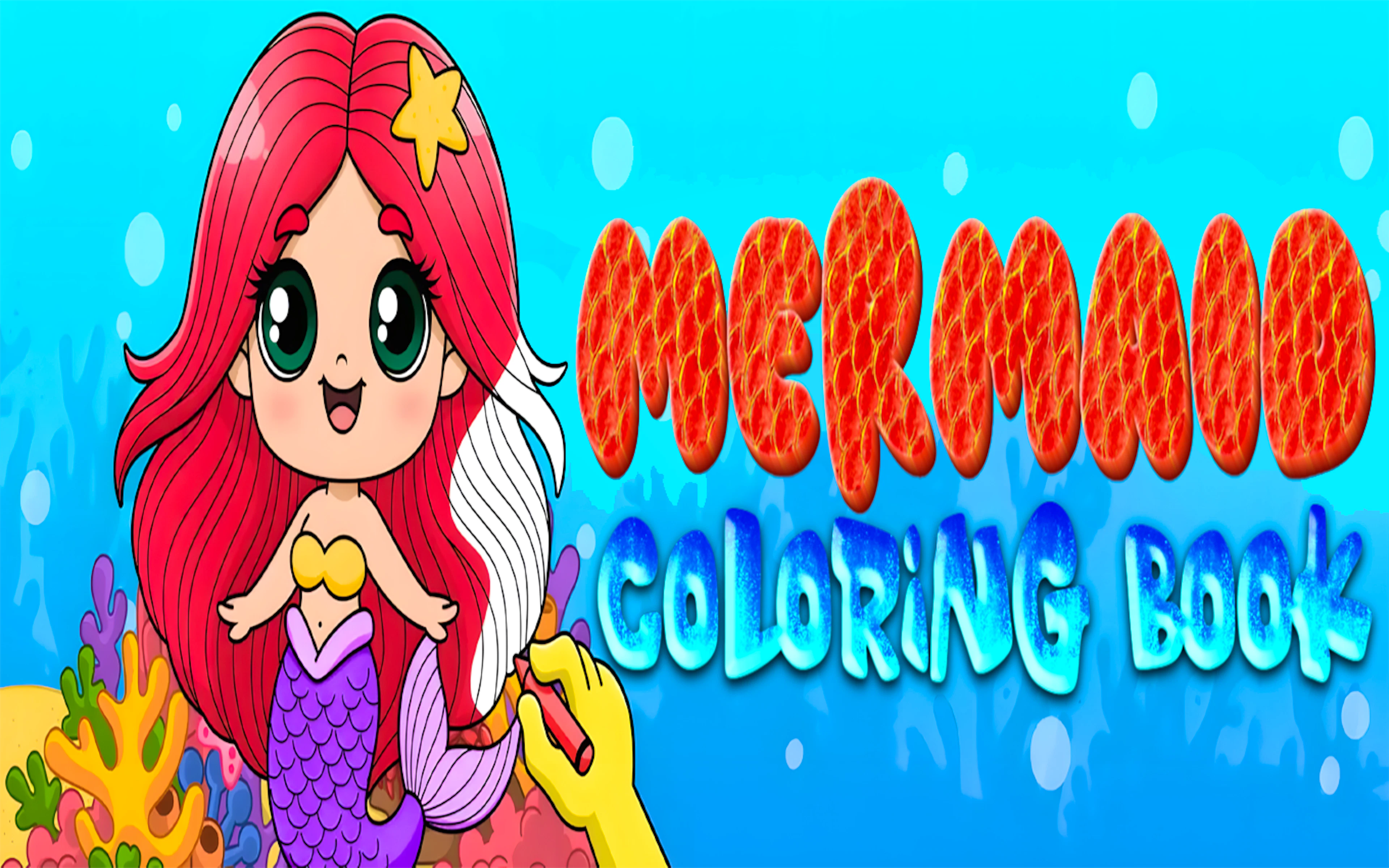 Mermaid Coloring Book