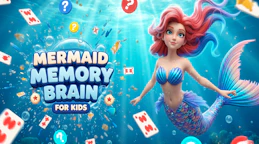 Mermaid Memory Brain for Kids