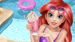 Mermaid Princess Pool Time game cover