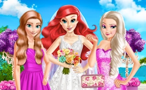 Mermaid Princess Wedding Day