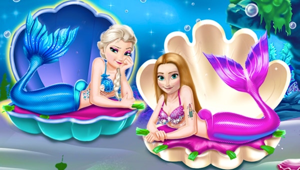 Ellie Mermaid Vs Princess - Culga Games