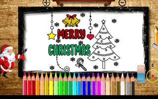 Merry Christmas Coloring Book game cover
